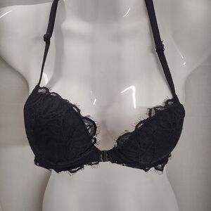 Elegant Black Lace Bra
